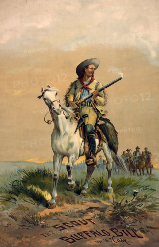The scout Buffalo Bill. Hon. W.F. Cody ca. 1872-1890