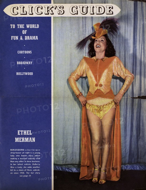 Ethel Merman on the cover of Click's Guide ca. 1930-1940