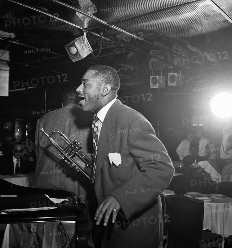 Portrait of Dizzy Gillespie, Downbeat, New York, N.Y., ca. Aug. 1947