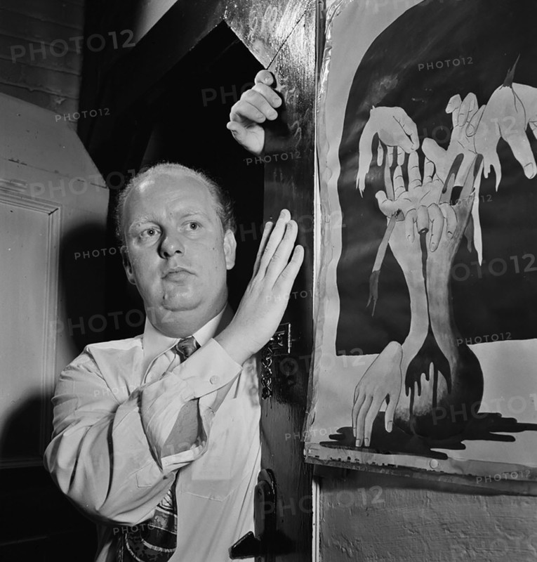 Portrait of Edwin Finckel in his home, ca. Nov. 1946