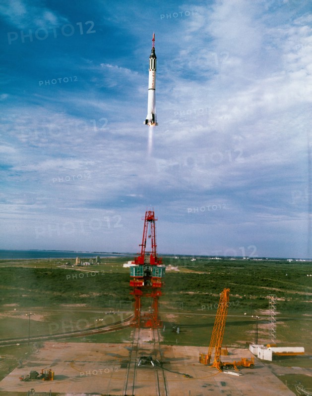 Mercury-Redstone 4 spacecraft launching 7/21/1961