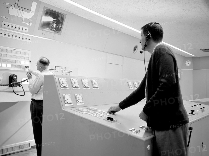Control Room at the NACA’s Rocket Engine Test Facility ca. 1957