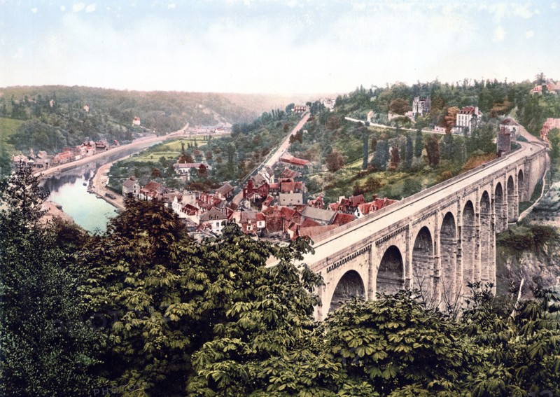 The Viaduct, Dinan, France ca. 1890-1900