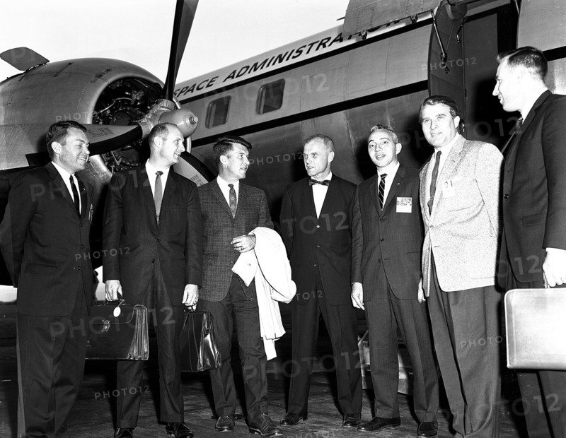 NASA officials from Headquarters and the astronauts often met with Dr. von Braun in Huntsville, Alabama.