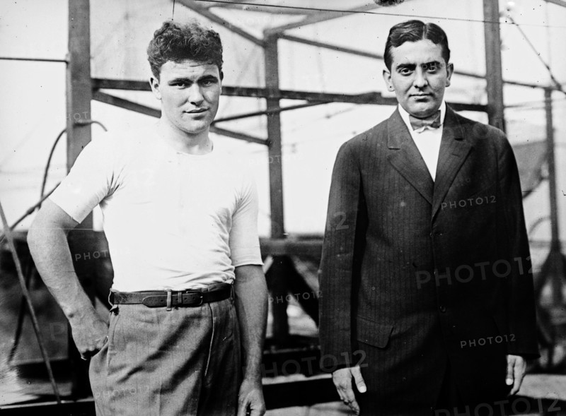 John J. Meckler and C.A. Allen (or Allen Canton) who built a bi-plane intended for a trans-atlantic flight ca. 1912