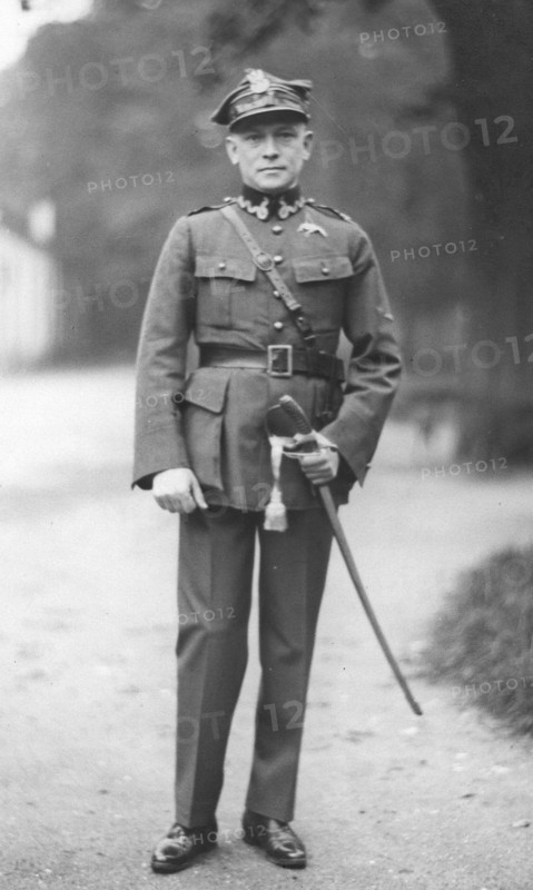Lieutenant Colonel pilot Ernest Cieslewski, commander of the 2nd Air Regiment in Krakow ca. 1921-1939