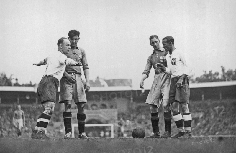 Sweden - Poland soccer match in Stockholm 23 May 1934