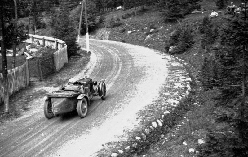 IV International Tatra Race - participant of the race Henryk Liefeldt in an Austro-Daimler car on the route of the race; August 1931