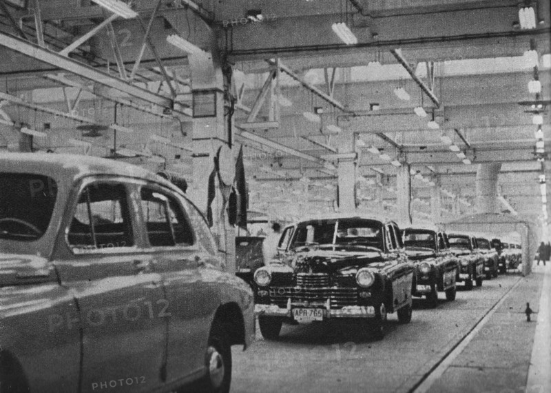 Car Factory in Warsaw before 1955