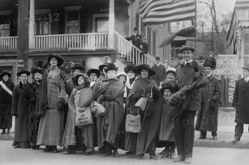 Suffrage hike to Albany, 1/1/14