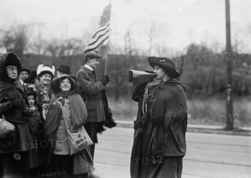 General Rosalie Jones' "FORWARD"--suffragettes ca. 1910-1915