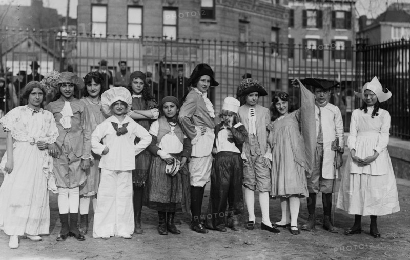 Colonial Costumes -- Gaynor Park ca. December 20, 1913