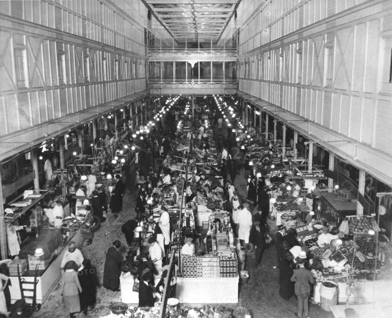 1920s - Photograph of the Interior of Center Market