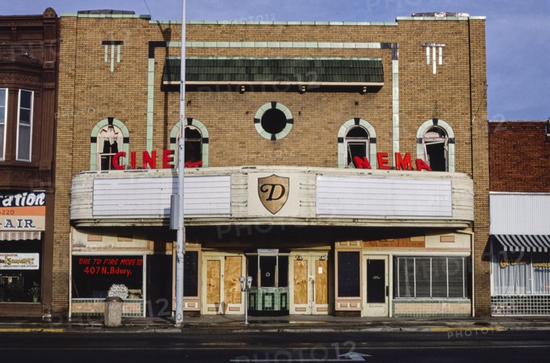 1980s United States -  Cinema / Movie Theater,  Broadway St.  Pittsburg Kansas ca. 1982