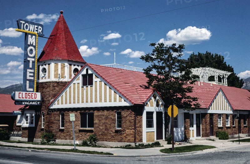 1980s United States -  Tower Motel; 1909 S. State Street; Salt Lake City Utah ca. 1981
