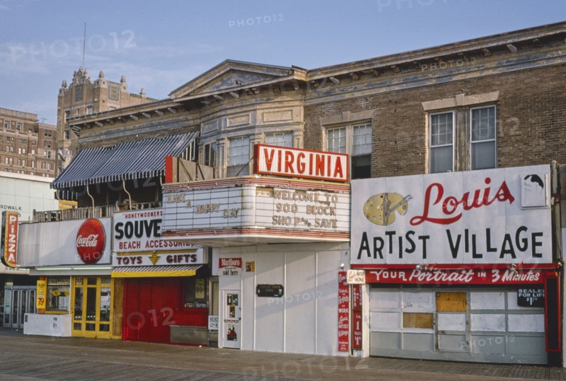 1970s United States -  Virginia Theater -  horizontal -  The Boardwalk -  Atlantic City -  New Jersey ca. 1978