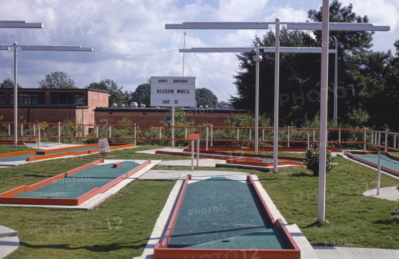 1980s United States -  Putt-Putt Mini-Golf Route 29 -  Spartanburg -  South Carolina ca. 1979
