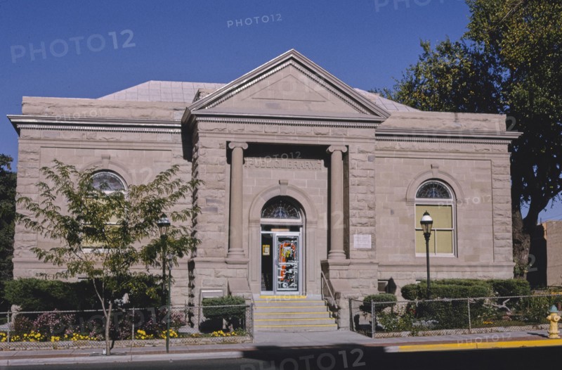 1990s United States -  Public Library horizontal view Trinidad Colorado ca. 1991