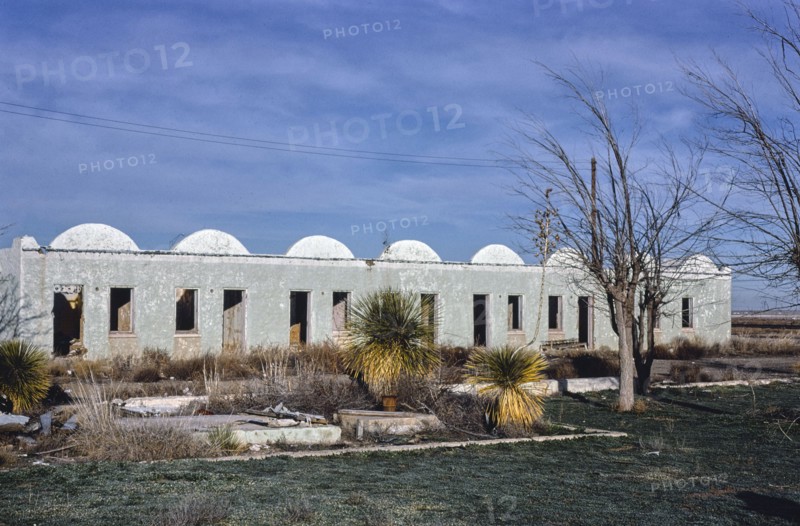 1970s United States -  Hightower Motel, Lordsburg, New Mexico 1979