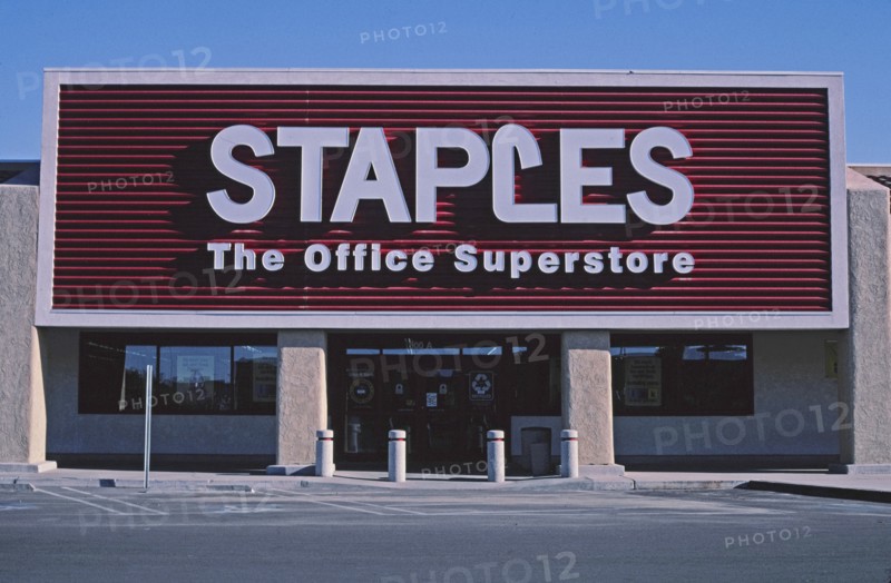 2000s America -  Staples Office Superstore, Yuma, Arizona 2003