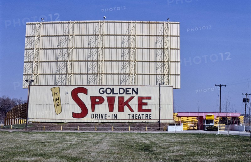 1980s America -  Golden Spike Drive-In, Omaha, Nebraska 1980