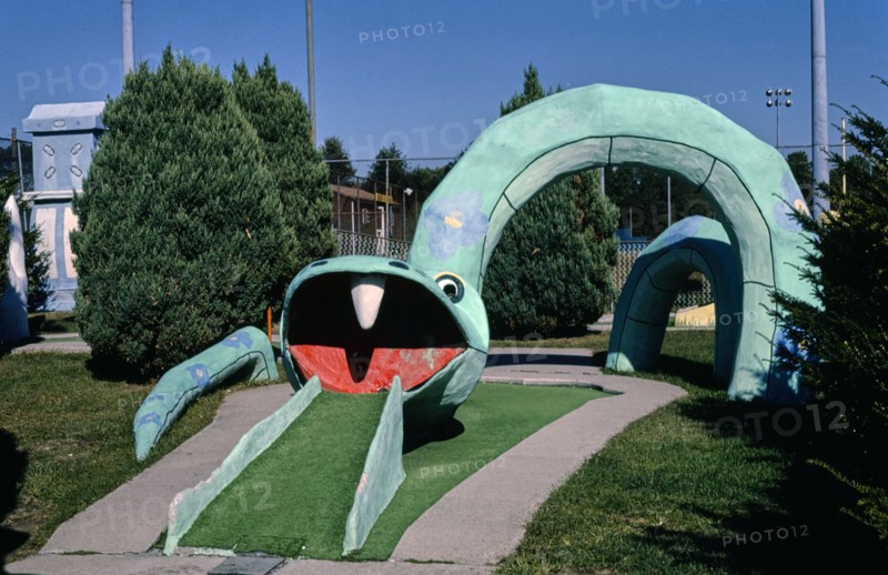 1980s America -  Sir Goony mini golf, Route 202 at Spring Lake Rec Center, Chadds Ford, Pennsylvania 1985