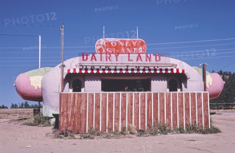 1980s America -  Coney Island Dairyland, Route 285, Aspen Park, Colorado 1980