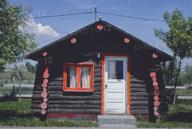1980s United States -  Louie's Cabin, Laurel, Montana 1980