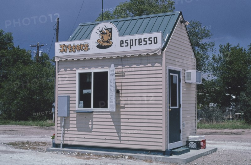 2000s America -  Jitters Espresso, Wheatland, Wyoming 2004