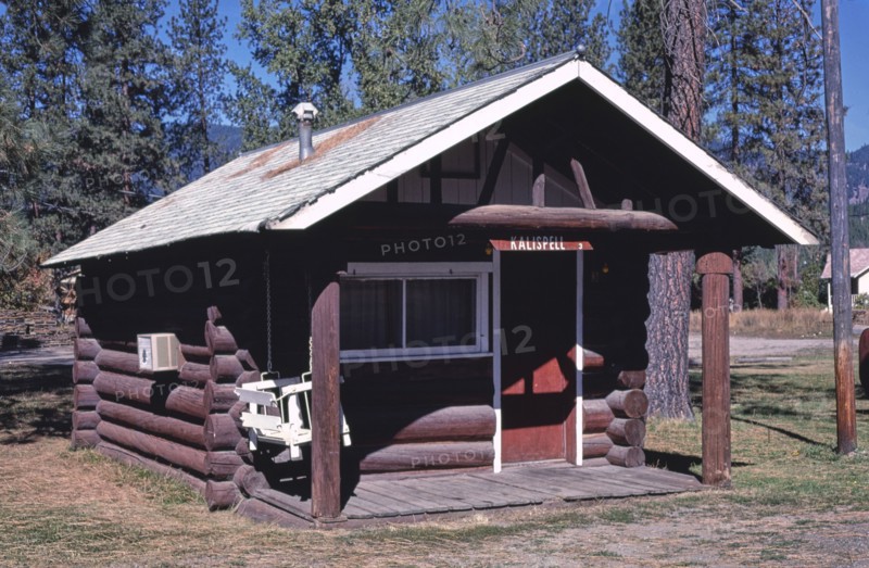 1980s United States -  St Regis Camp Motel, Saint Regis, Montana 1987