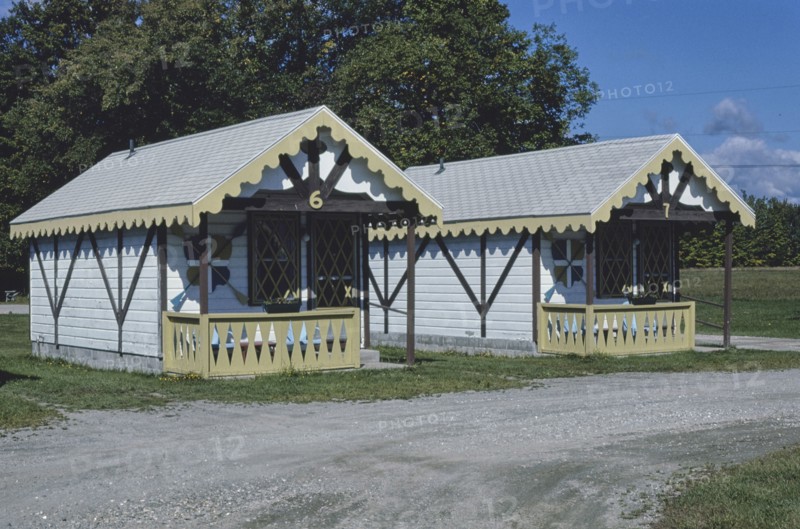 1980s United States -  Motel Snow Bound, Manchester, Vermont 1984