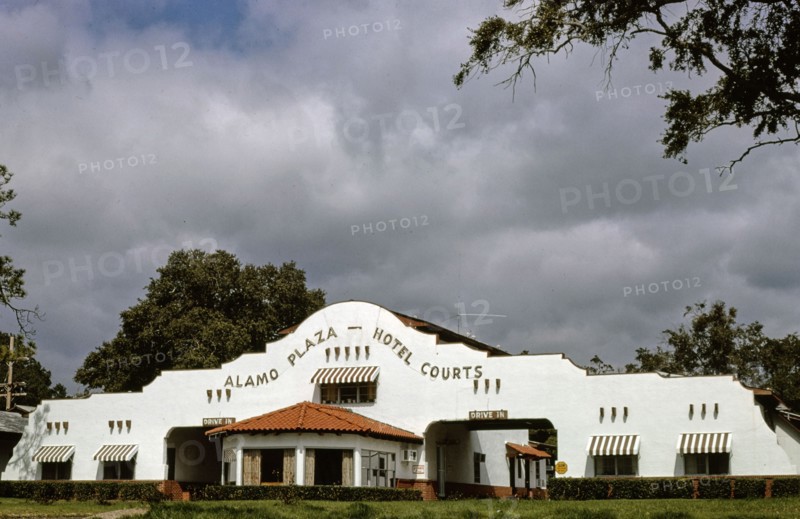 1970s United States -  Alamo Plaza Hotel Courts, Gulfport, Mississippi 1979