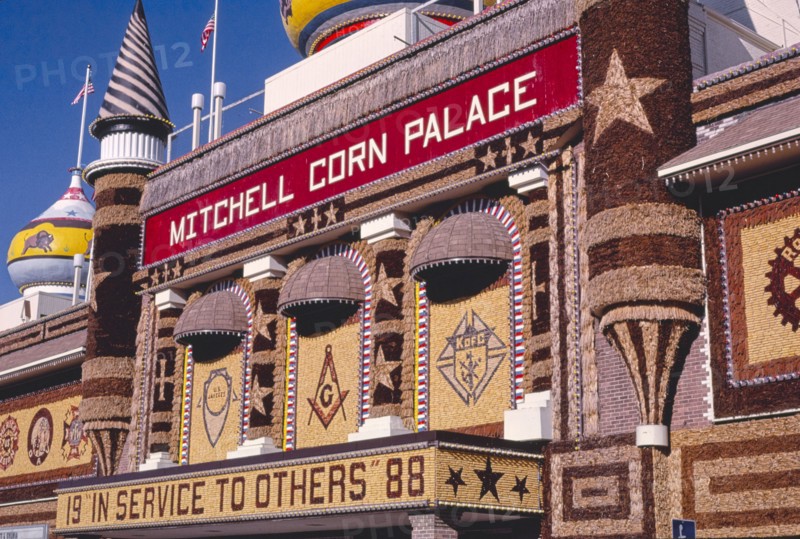 1980s America -   Corn Palace, Mitchell, South Dakota 1987