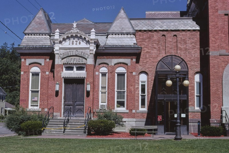 2000s United States -  County Clerk's office (1878), Village Green, Delhi, New York 2007