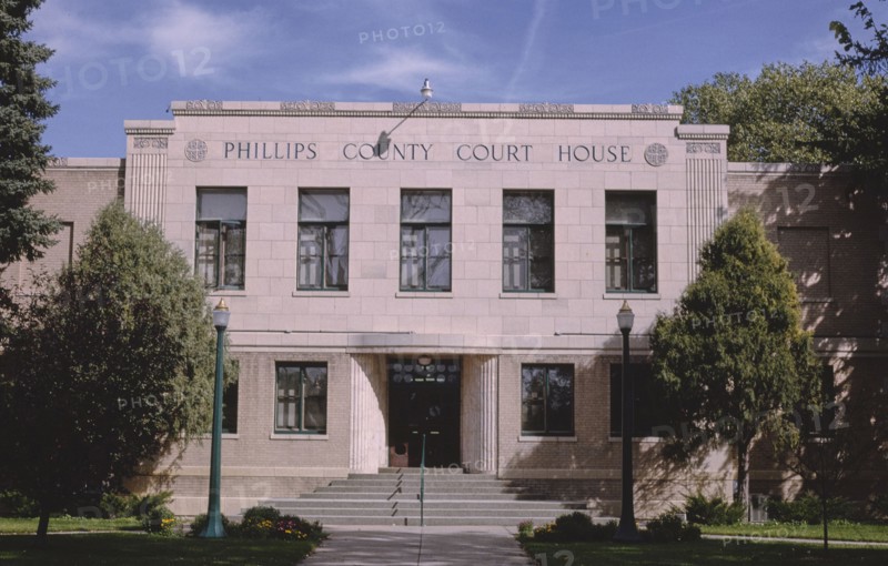 1990s United States -  Phillips County Courthouse, South Interocean Avenue, Holyoke, Colorado 1993