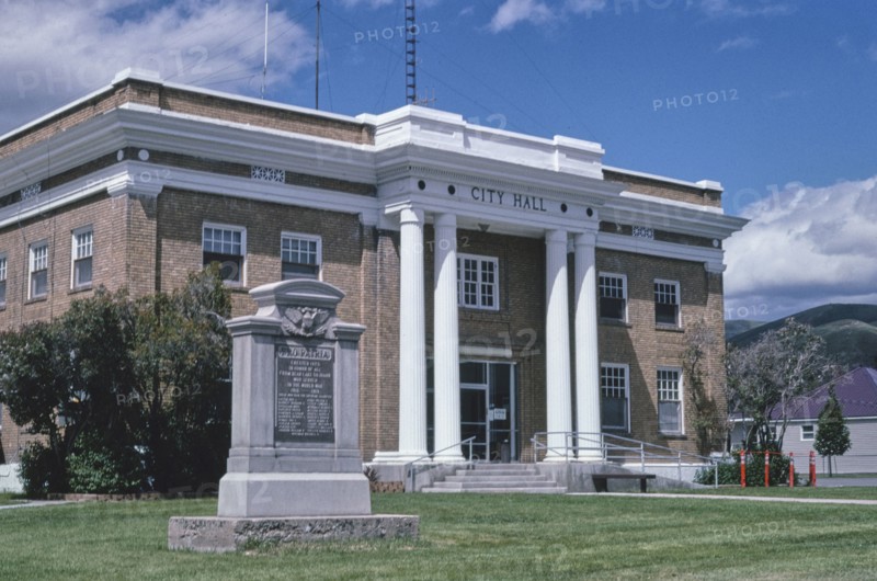 2000s United States -  City Hall, Washington Street, Montpelier, Idaho 2004