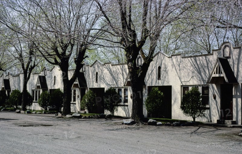 1980s United States -  Mountain View Motel, Ogden, Utah 1980