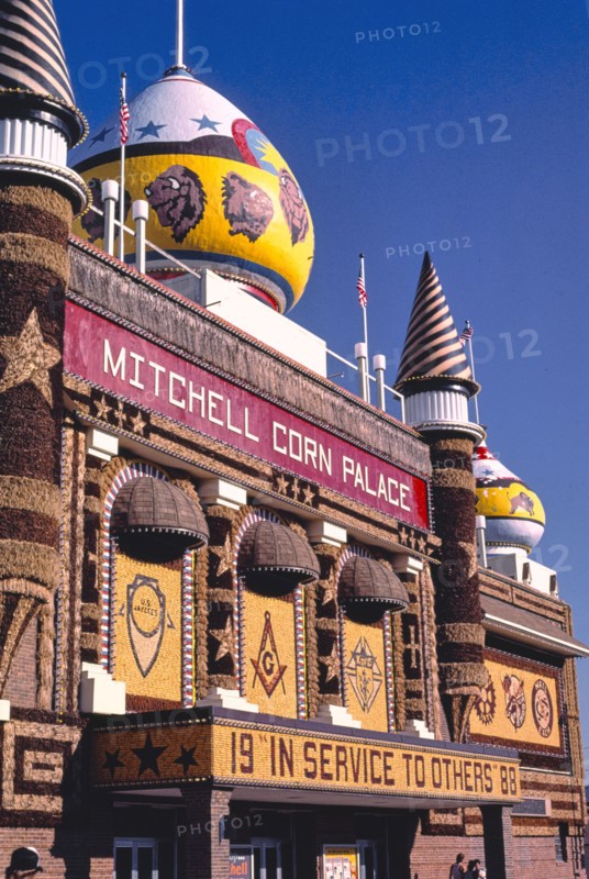 1980s America -   Corn Palace, Mitchell, South Dakota 1987