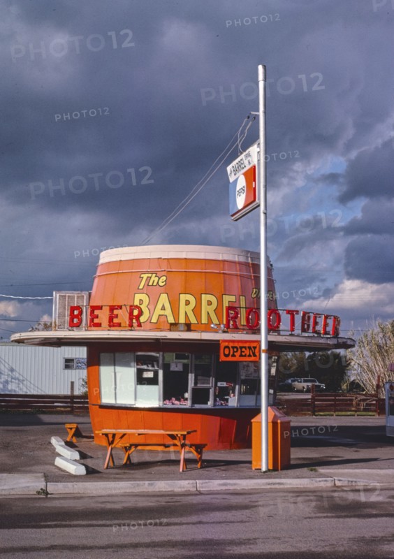 1970s America -   The Barrel Drive-in, Mesa, Arizona 1979