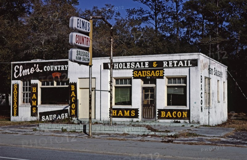 1970s America -  Elmo's Country Sausage, Kingsland, Georgia 1979