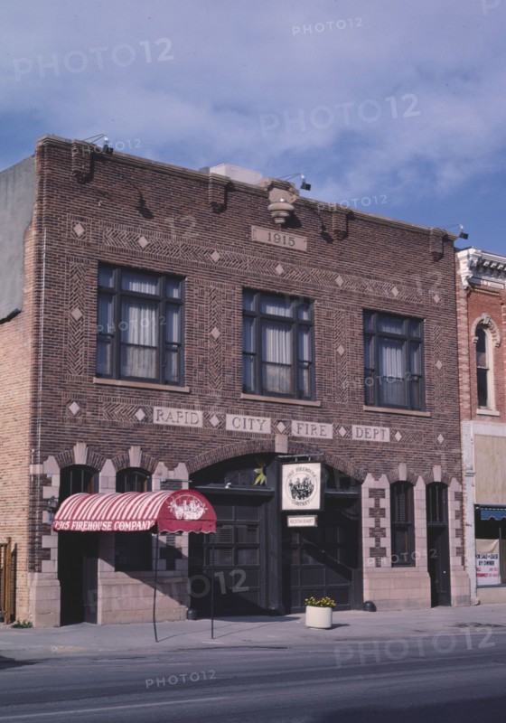 1980s America -  Firehouse Restaurant, Rapid City, South Dakota 1987