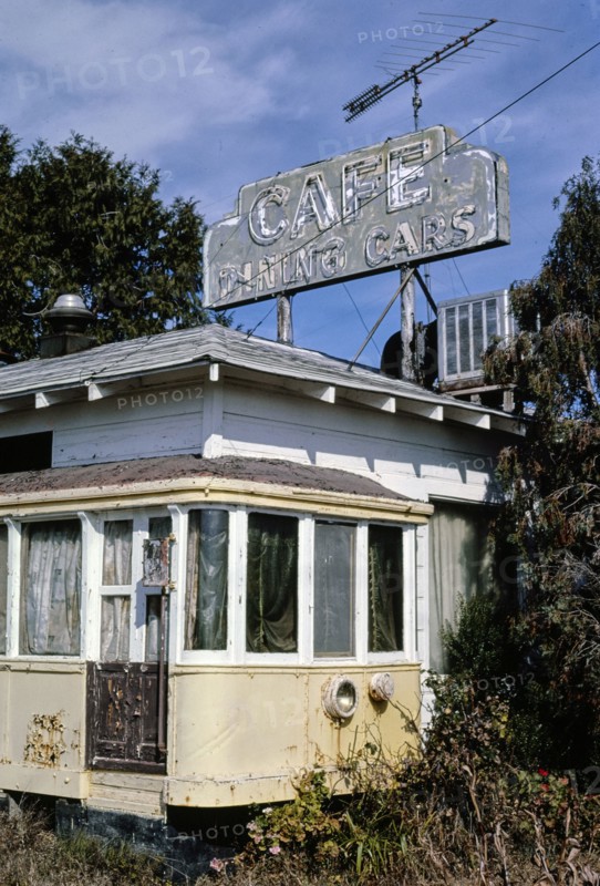 1980s America -   Dining Cars Cafe, Buellton, California 1985