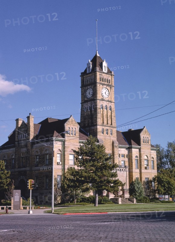 1990s United States -  Mitchell County Courthouse, Beloit, Kansas 1993
