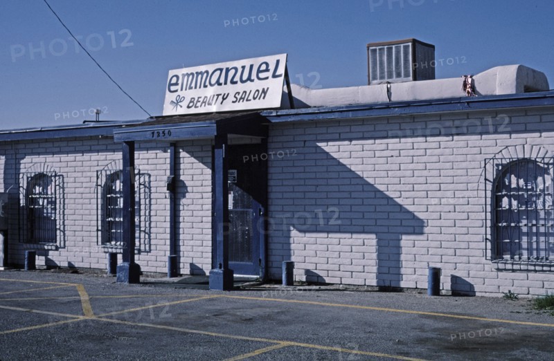 2000s America -  Emmanuel Beauty Salon, El Paso, Texas 2003