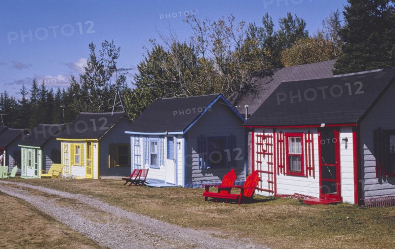 1990s United States -  Fulton's Cabins, Route 1, Pembroke, Maine 1995