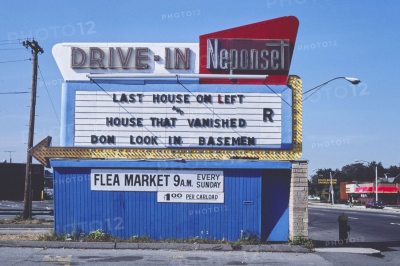 1980s America -  Neponset Drive-In, Dorchester, Massachusetts 1984