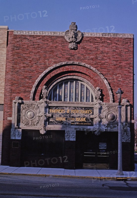 2000s United States -  Farmers and Merchants Union Bank, James Street, Columbus, Wisconsin 2008