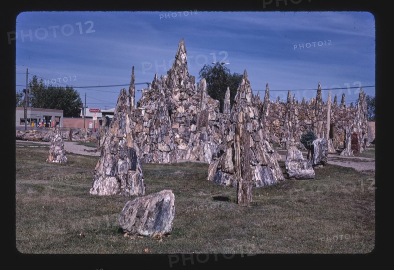 1980s America -   Petrified Rock Park, Lemmon, South Dakota 1987