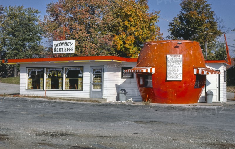 1970s America -   Rip's Drive-in, Morgantown, Indiana 1977