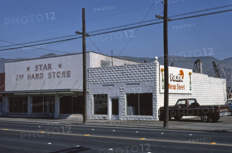 1970s America -  Second hand store, Lewiston, Idaho 1978